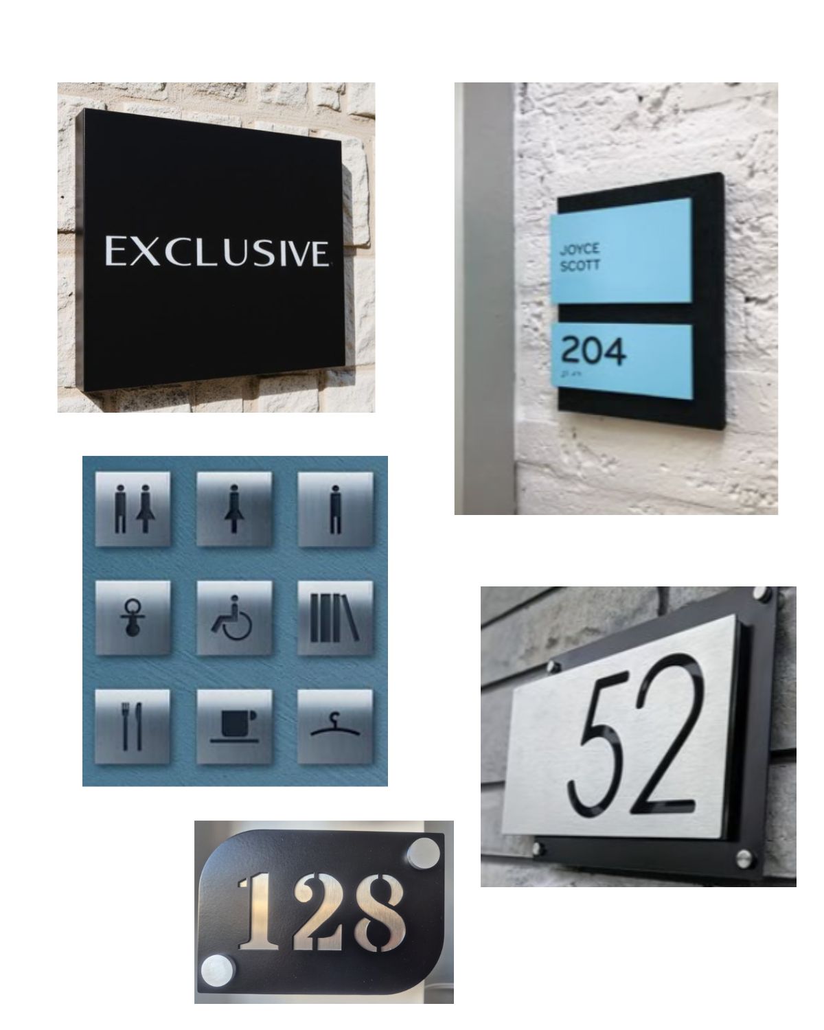 Πινακίδες σήμανσης ξενοδοχείου - Design 2